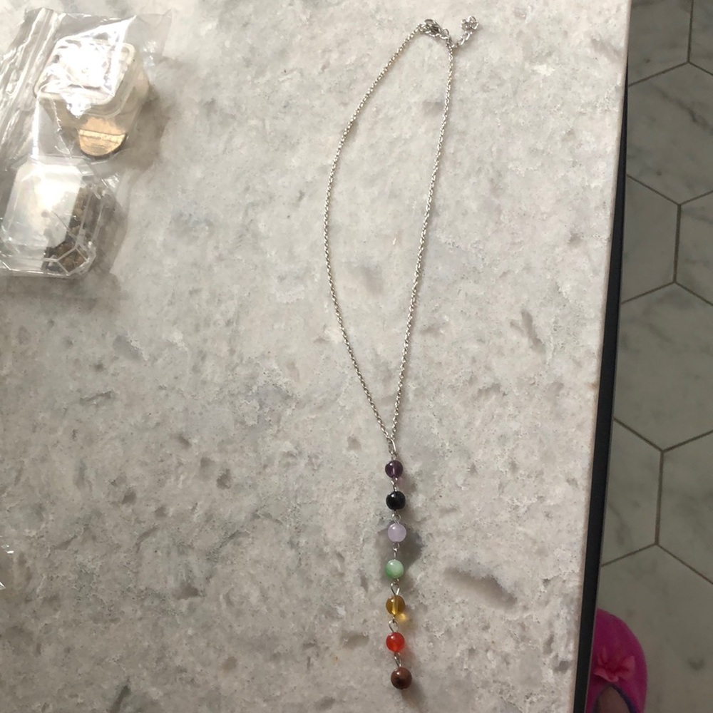 Chalkra bead necklace
